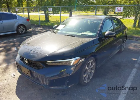 2025 Honda Civic Hybrid Sport/Sport Touring z USA, uszkodzony, nr VIN 2HGFE4F83SH333731